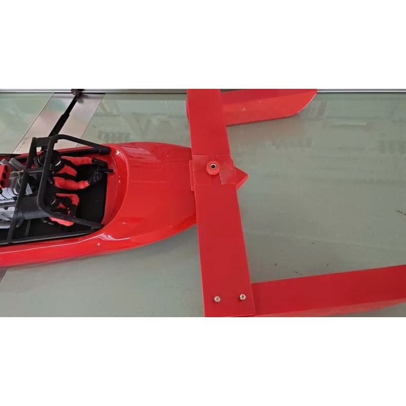 3D Printing Rc Boat - ชุดอุปกรณ์เรือกู้ภัยแบบถอดประกอบได้สำหรับเรือเจ็ตบังคับวิทยุ, ชุดแปลงแบบพิมพ์สามมิติ, ติดตั้งง่ายและถอดประกอบได้เพื่อความสะดวกในการพกพา