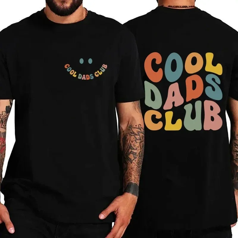 3D Printing Husband Shop - เสื้อยืดคูลแด๊ดคลันสำหรับผู้ชาย เสื้อยืดวันเกิดคุณพ่อ พิมพ์ลายด้านหน้าและด้านหลัง สำหรับคุณปู่ สามี เสื้อยืดผู้ชาย