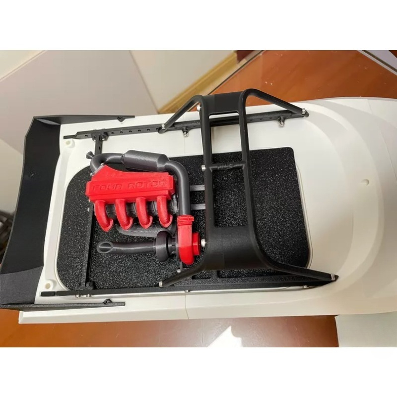 ฝาปิดดาดฟ้าสีดำที่ผลิตด้วยเทคโ - 3D Printing Rc Boat บทวิจารณ์และราคา