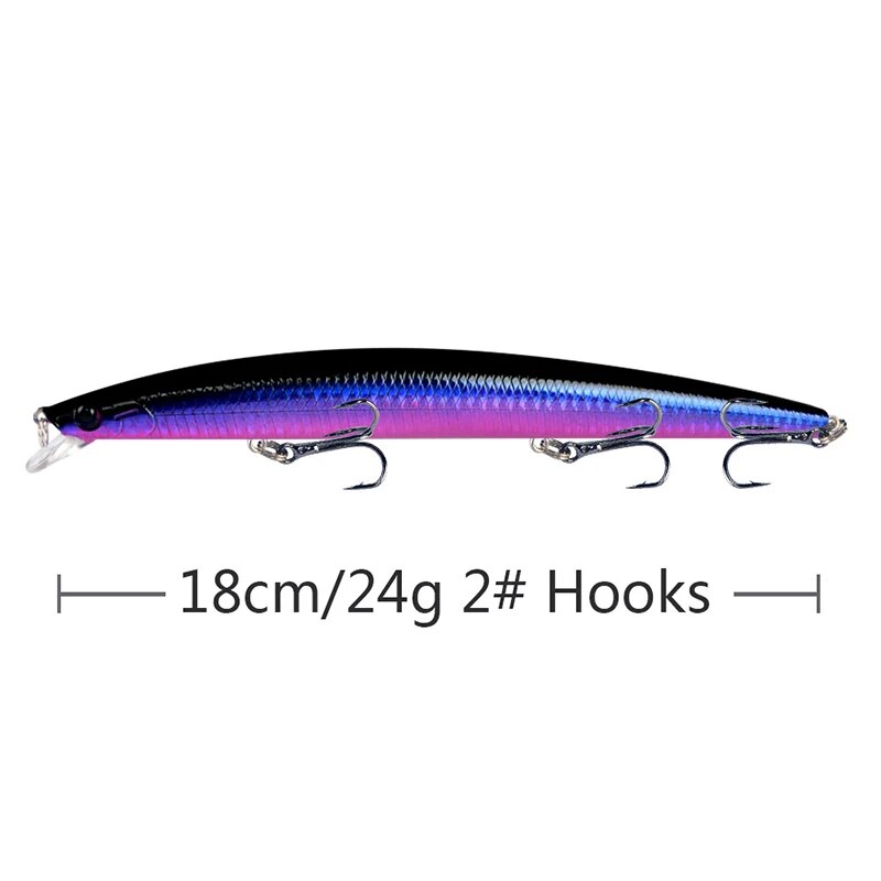 Minnow Fishing Lure เลเซอร์ Ha - 3D Printing Lure บทวิจารณ์และราคา