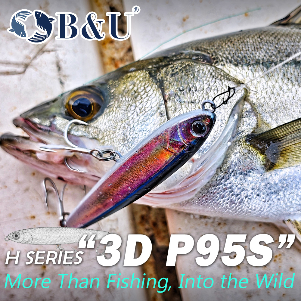 เหยื่อตกปลาแบบจมน้ำ B&U Sinkin - 3D Printing Lure บทวิจารณ์และราคา