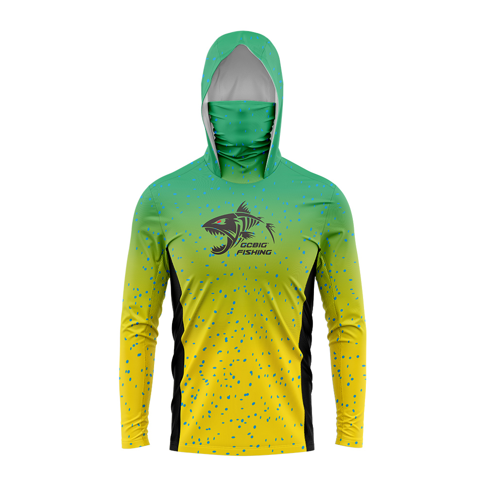 เสื้อฮู้ดตกปลาผู้ชายลายปลาโครง - 3D Printing Lure บทวิจารณ์และราคา