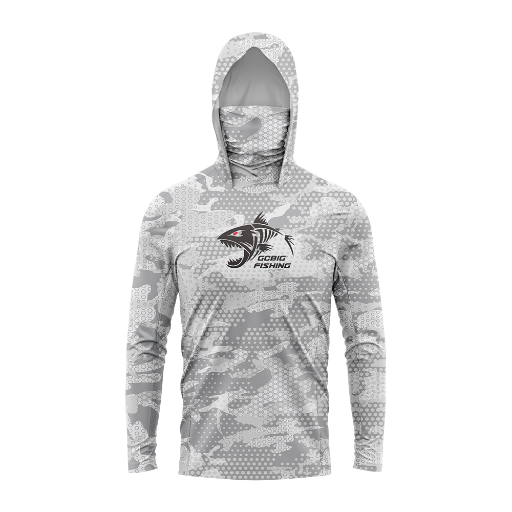 เสื้อฮู้ดตกปลาผู้ชายลายปลาโครง - 3D Printing Lure บทวิจารณ์และราคา