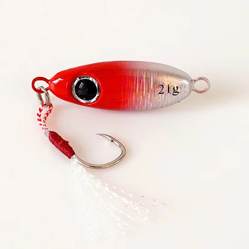 6pcs Micro Metal Jigging เหยื่ - 3D Printing Lure บทวิจารณ์และราคา