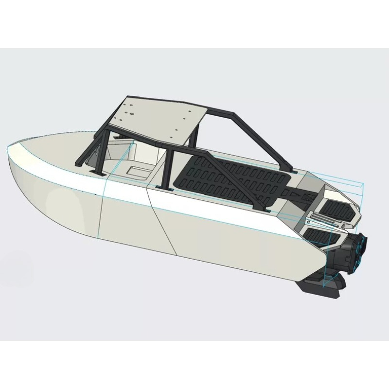 ชุดอัพเกรด DIY อุปกรณ์เสริมเรื - 3D Printing Rc Boat บทวิจารณ์และราคา