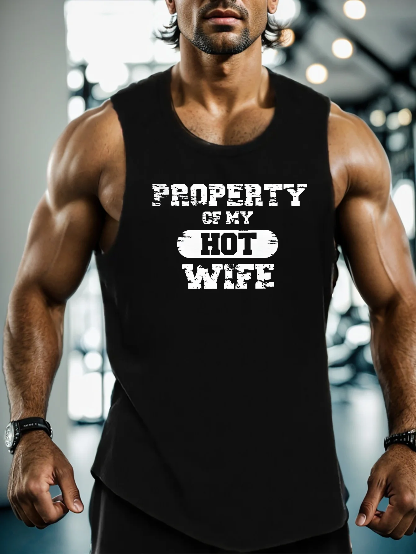 เสื้อกล้ามแฟชั่นใหม่สำหรับผู้ช - 3D Printing Husband Shop บทวิจารณ์และราคา