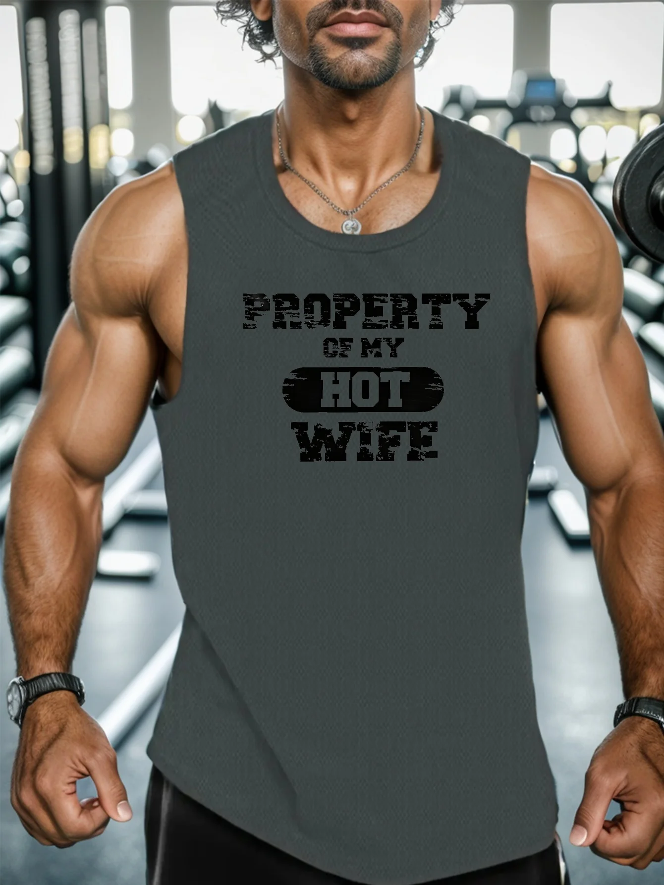 เสื้อกล้ามแฟชั่นใหม่สำหรับผู้ช - 3D Printing Husband Shop บทวิจารณ์และราคา