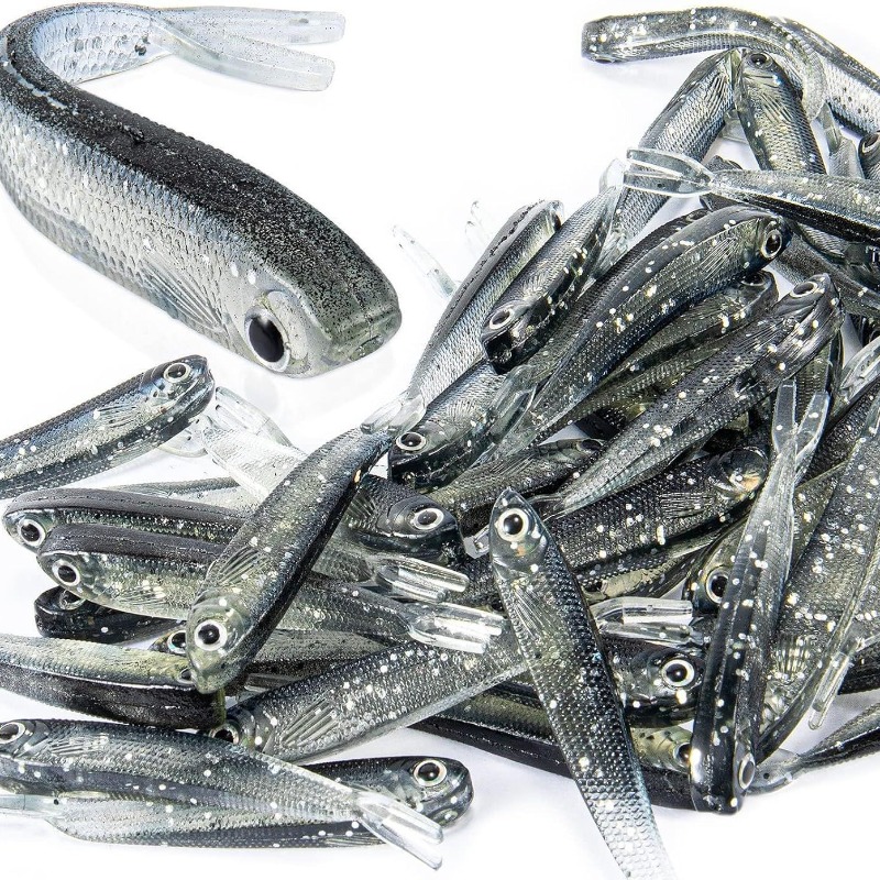 เหยื่อปลอมแบบนิ่มชนิด Split Ta - 3D Printing Lure บทวิจารณ์และราคา