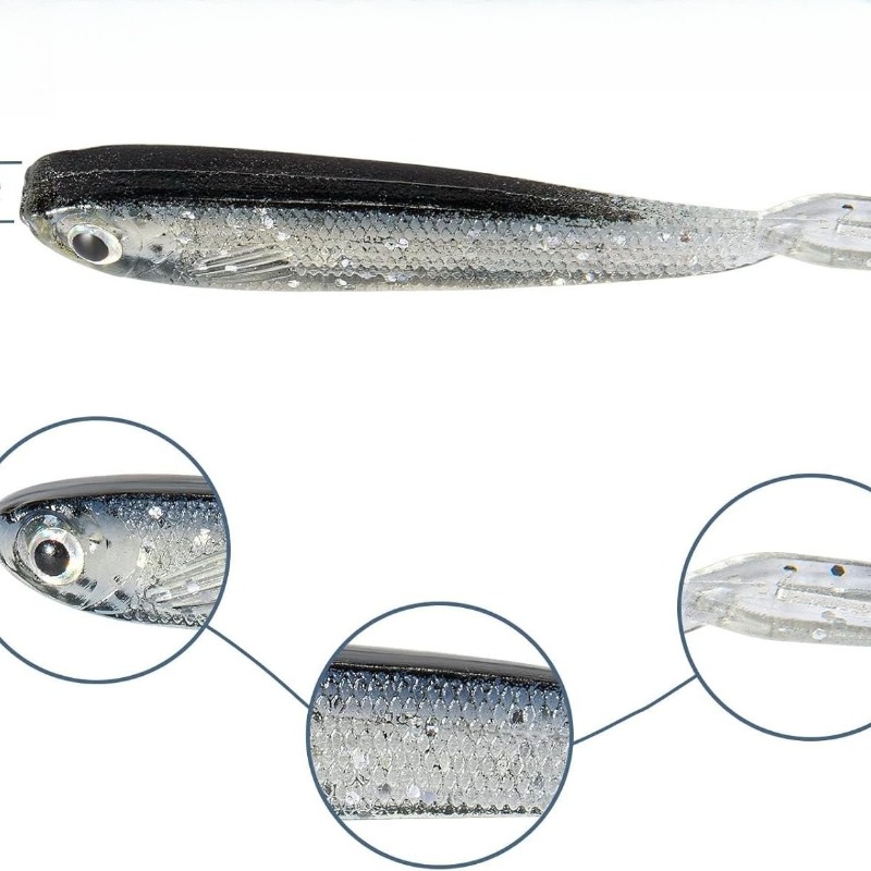 เหยื่อปลอมแบบนิ่มชนิด Split Ta - 3D Printing Lure บทวิจารณ์และราคา