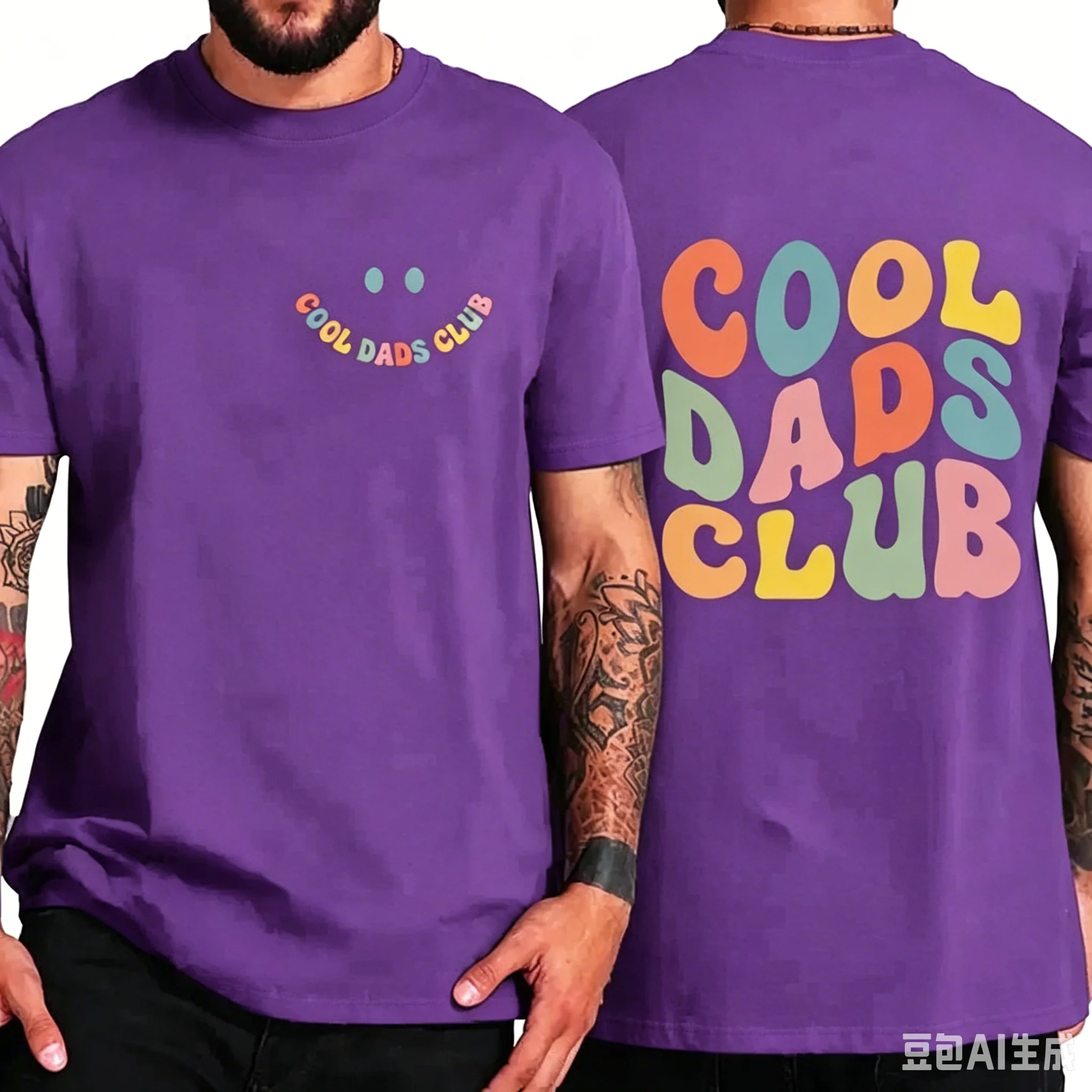 เสื้อยืดคูลแด๊ดคลันสำหรับผู้ชา - 3D Printing Husband Shop บทวิจารณ์และราคา