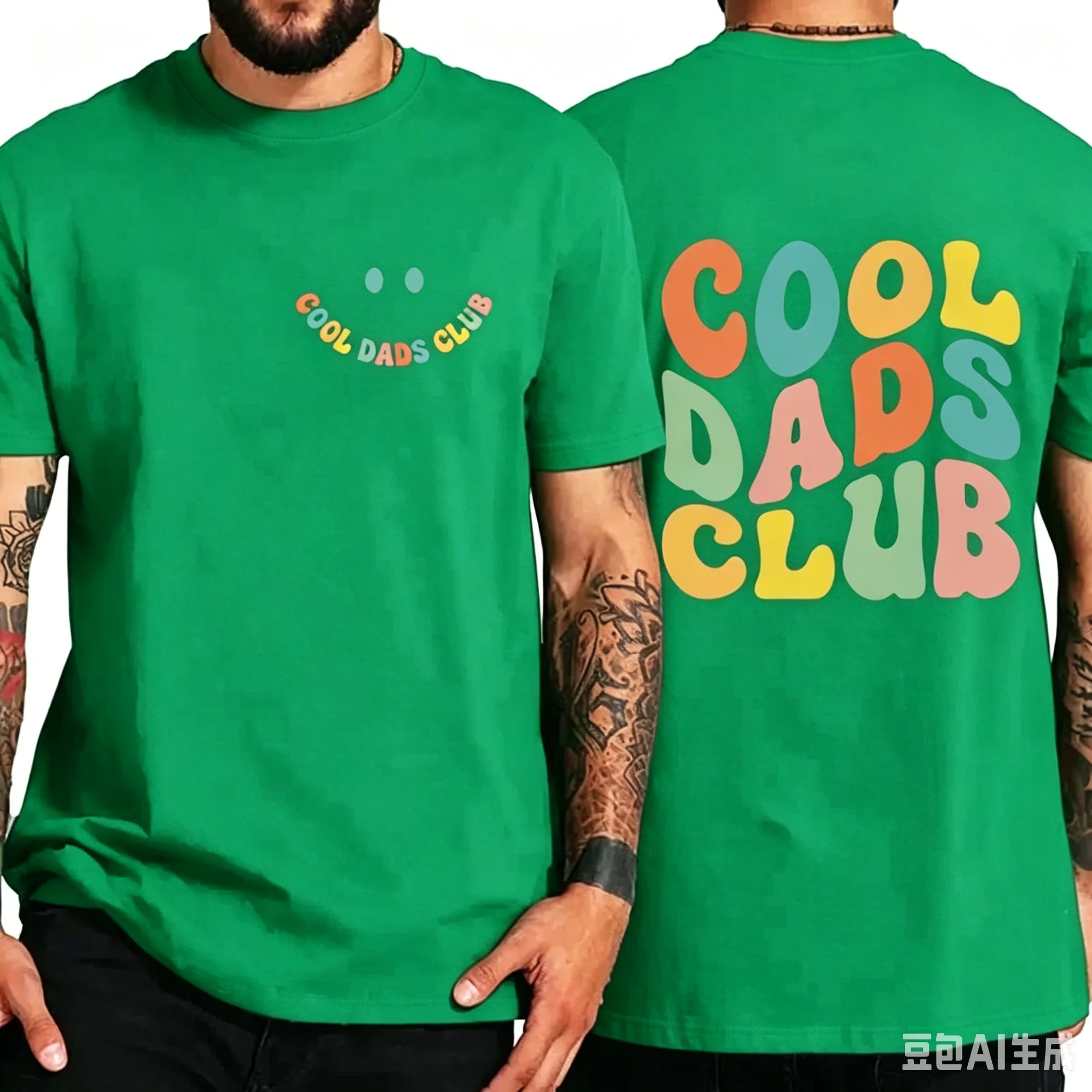 เสื้อยืดคูลแด๊ดคลันสำหรับผู้ชา - 3D Printing Husband Shop บทวิจารณ์และราคา