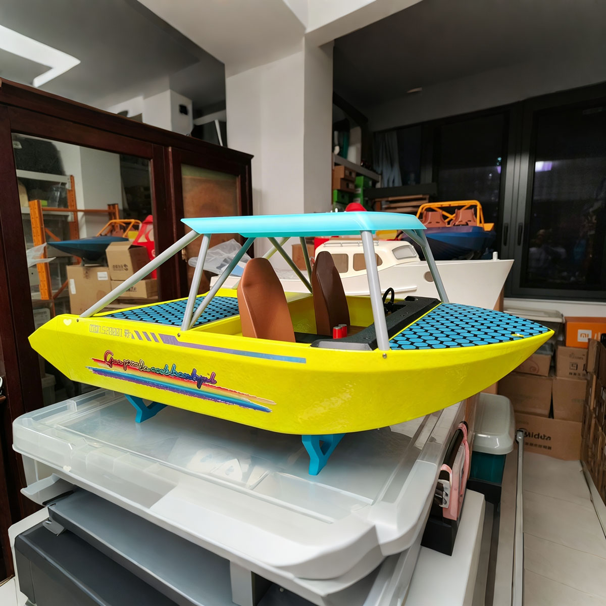 ความเร็ว RC ​ ​ เรือขนาด 64.5  - 3D Printing Rc Boat บทวิจารณ์และราคา
