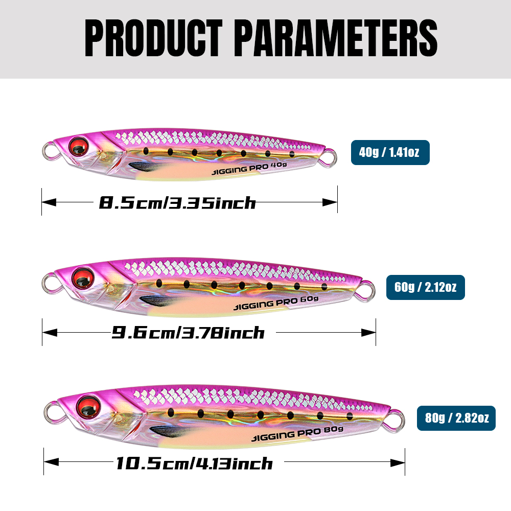 เหยื่อจิ๊กกิ้ง JIGGING PRO 40  - 3D Printing Lure บทวิจารณ์และราคา
